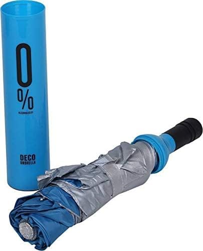Image of Bottle Umbrella Double Layer Folding Automatic Open for Girls, Multiuse Windproof Protect- Sunlight Cold Wave Heat Wave, Dust & UV Rain Size 21 Inch with Bottle Cover for Men & Women