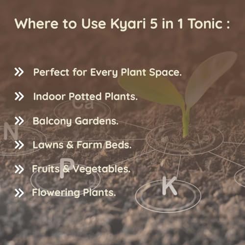 Image of KYARI 5-in-1 Ready-to-Use Plant Care Spray Kit | 5 x 500 ml - Growth Booster, Seaweed Spray, Root Booster, Neem Oil & All-in-One Plant Tonic | Fertilizer & Pest Care for Indoor & Outdoor Plants