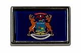 U24 Pin Michigan Flaggenpin Anstecker Anstecknadel Fahne Flagge