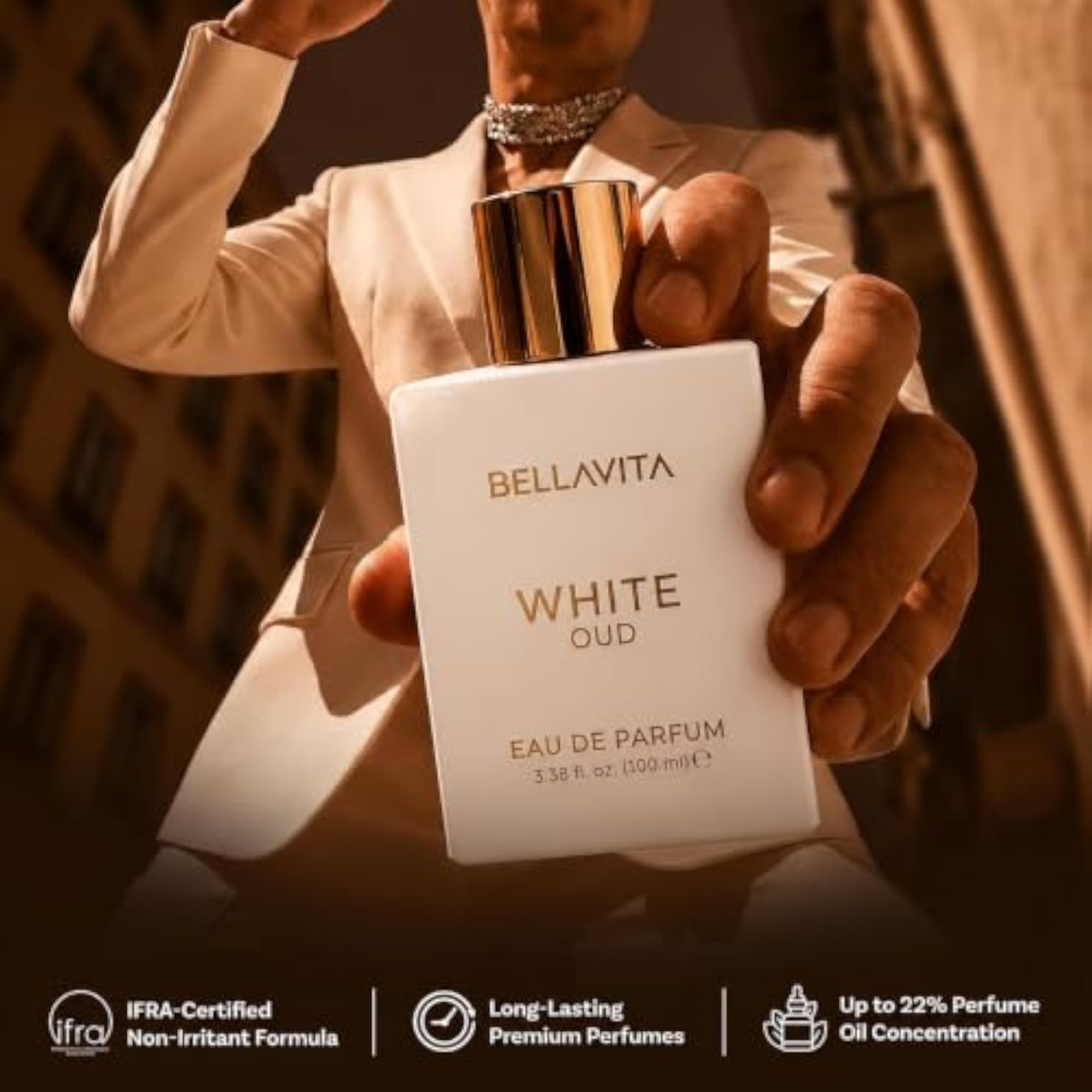 Long Lasting Unisex EDP, 100ml, Oud & Fruity Notes