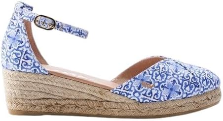 VISCATA Formiga Canvas Espadrille Sandal Wedges, Comfort and Style for Every Occasion, Size 5-12