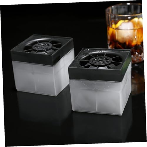 Molde redondo para bolas de hielo plástico x2 miniatura 5
