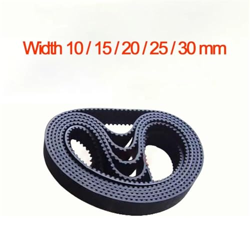Courroie synchrone HTD 5M en caoutchouc robuste antiglissement pour moteur et poulie - 3