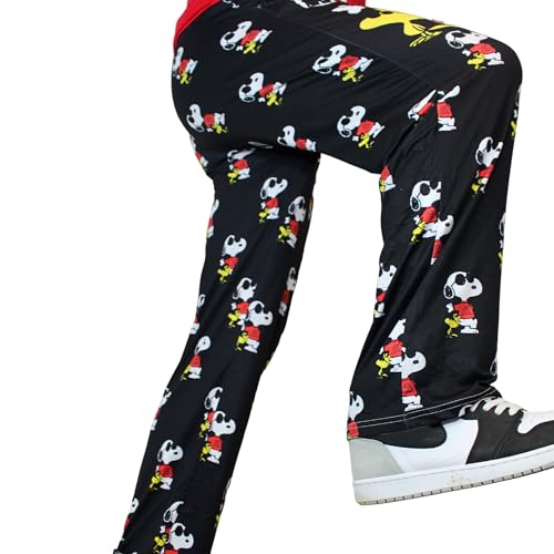 Snoopy Unisex Lounge Pajama Pants - Comfy, Loose-Fit, Ultra-Soft - Snoopy Joe Cool Sleep Bottoms4