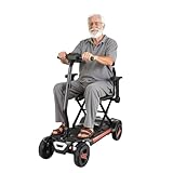 VEVOR - Patinete de movilidad con personas mayores y adultos, scooter eléctrico, doble suspensión delantera que mejora la...