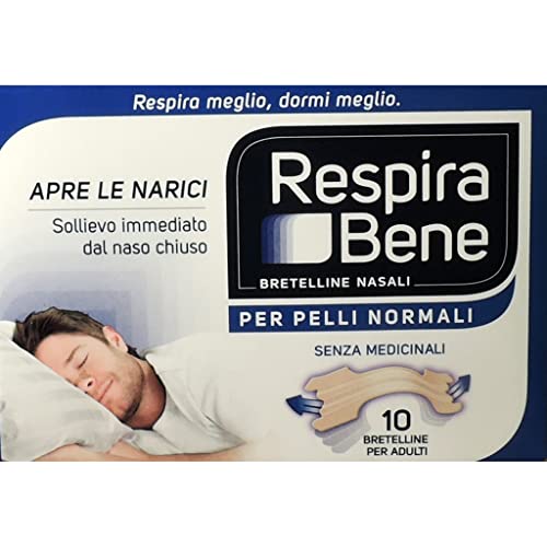 respirabene cerotti nasali classico adulti 10 cerottini