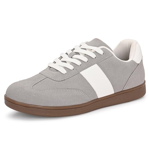 Image of Cruiser Men's Sneakers | Classic Suede Casual Shoes for Men|Trendy Retro Lace-Up Low-Top Court Shoe with Gum Sole|Perfect for Casual,College,Skating,Party,Outdoor,Walking, Travel & Everyday Wear(2665)