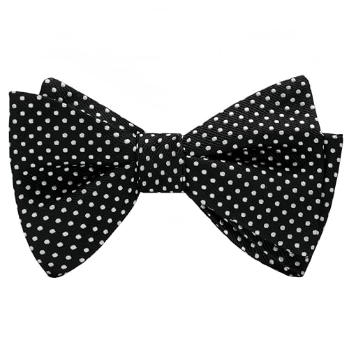 Image of 100% Silk Mens Bowtie Self Tie Bow Tie Bowtie Tuxedo Wedding Solid Color Formal Bow Ties for Man Many Colors