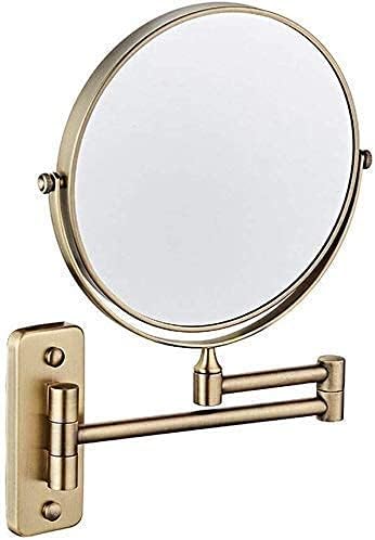 Bathroom Shaving Mirror Wall Mounted Cosmetic Mirror,360 Free Rotation 3X/1X Magnification for Beauty Makeup (Color : #2) (#1)