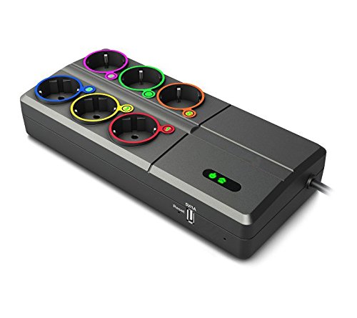 Preisvergleich Produktbild CoCoSo Smart Power Strip, 1 Stück, schwarz, 478