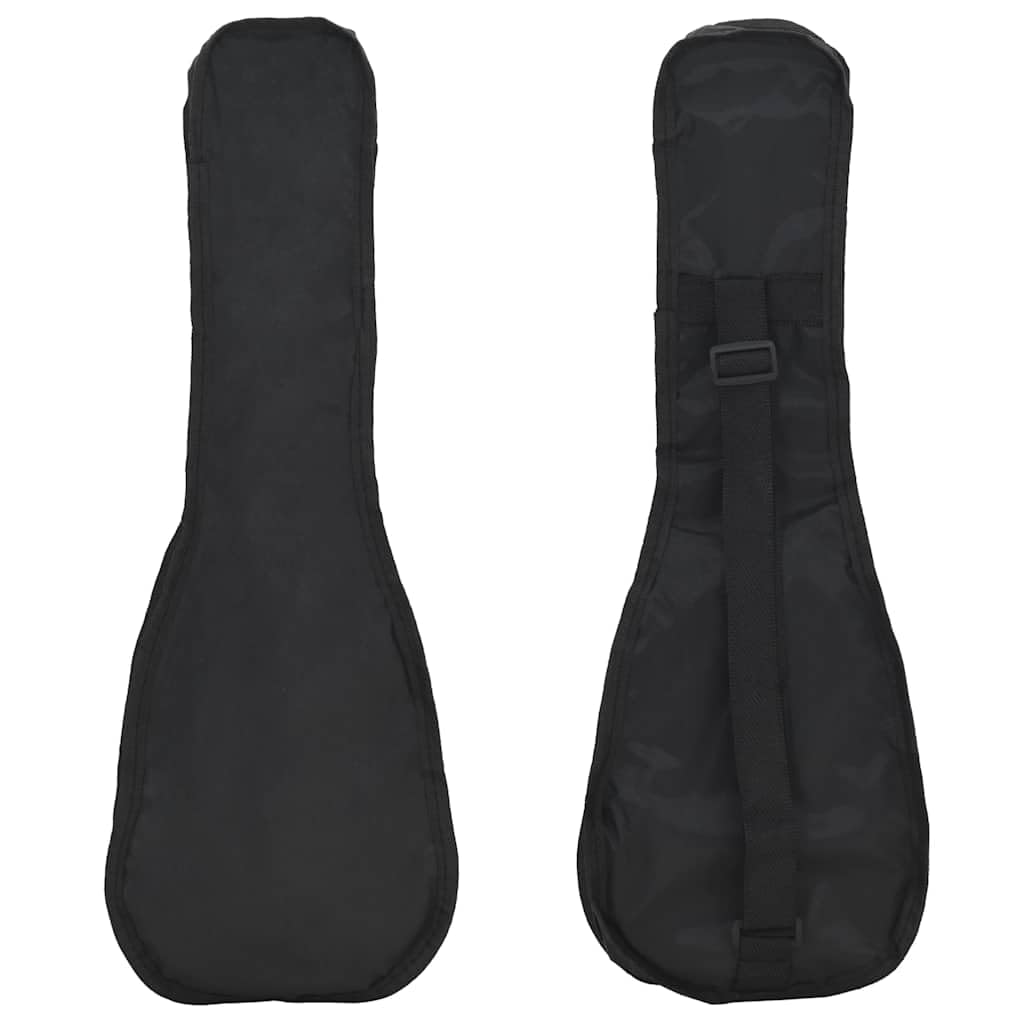 Juego de ukelele soprano de madera de tilo rosa de 23 pulgadas con bolsa, 2 púas, escala para principiantes y amantes de la música, instrumento de cuerda acústica para conciertos, orquesta