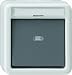 Produktbild Gira 011630 Wippschalter Kontroll Wechsel Wassergeschützt Aufputz, Grau,Weiß