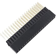 SB Components 2x20 Pins Extra Tall Female 0.1" Pitch Stacking Header for Raspberry Pi Pack of 5