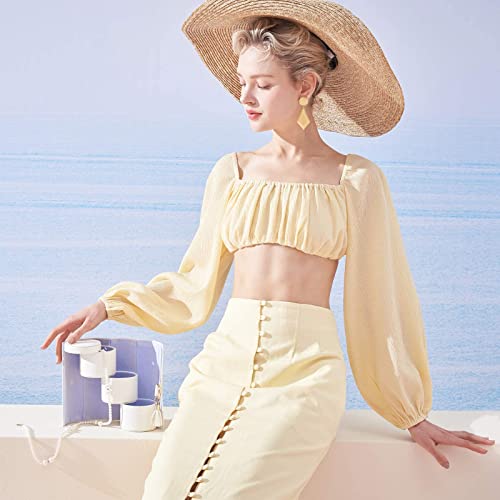 Vlando City Beauty Jewelry Box Organizer White + Small Jewelry Case Travel Accessory Storage Box White #TOP6