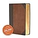 CSB Tony Evans Study Bible, Black/Brown LeatherTouch, Black Letter, Study Notes and Commentary, Articles, Videos, Charts, Easy-to-Read Bible Serif Type
