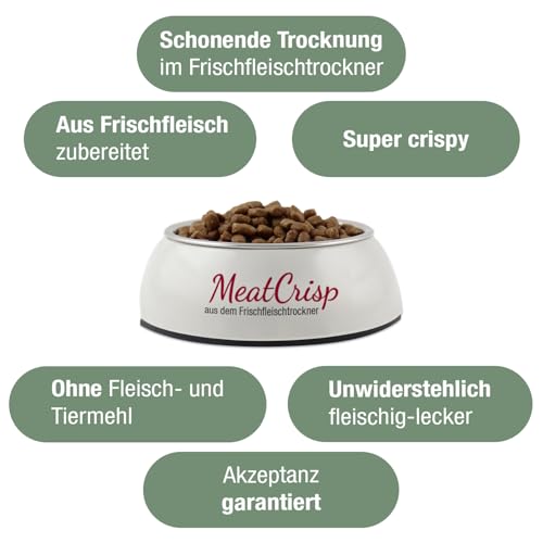 PLATINUM - Katzenfutter MeatCrisp Adult Chicken aus dem Frischfleischtrockner - 1,5kg Katzenfutter trocken mit 83% Frischfleisch - Trockenfutter für Katzen - Crispy Biss und leicht verdaulich