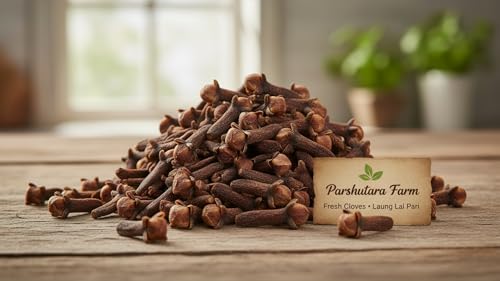 Image of Parshutara Farm Whole Cloves (Lal Pari) 50g | Premium Long Clove | Aromatic Garam Masala Spice for Cooking