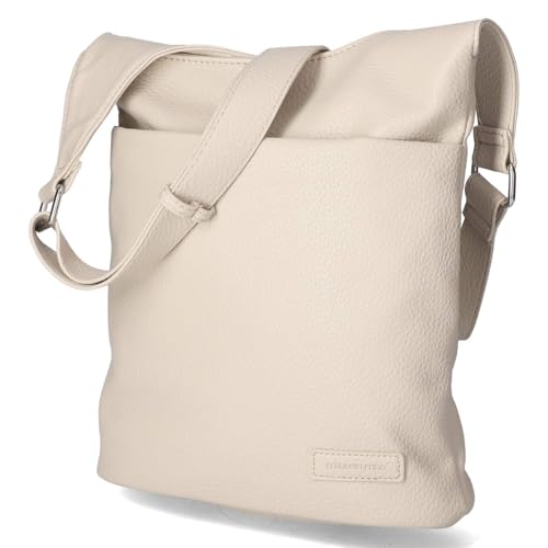 Sac à bandoulière synthétique pour femme couleur sable FF2062