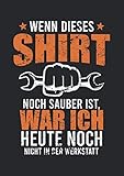  Notizbuch A4 liniert mit Softcover Design: Schrauber Design Bastler Spruch Kfz Motorrad Spaß Geschenk: 120 linierte DIN A4 Seiten