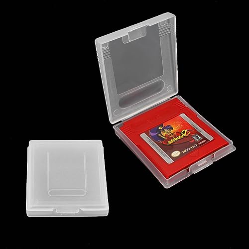 Meijunter 10 pièces Boîtier de Cartouche de Jeu, Boîte de Rangement Transparente pour Cartes de Jeu Compatible avec Nintendo Gameboy Color GBC GB GBP – vue 2