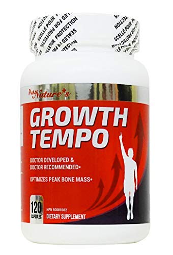 PNC Growth Tempo 120 caps - Optimizes Peak Bone Mass + - Bone Supplement - Enhance Bone Health Containing Growth Ingredients for Children/Teens and Various Vitamins and Calcium for Kids