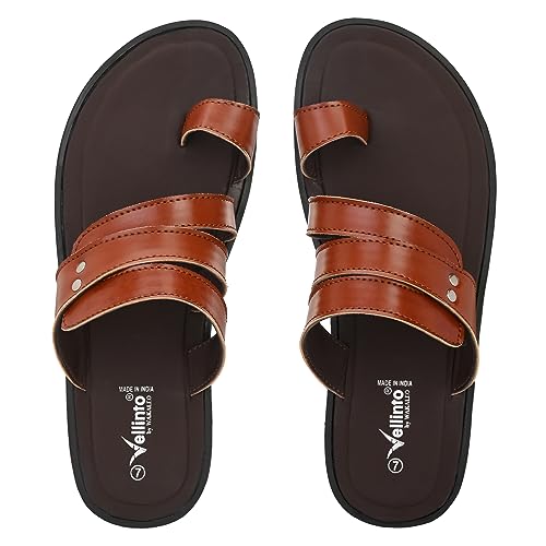 Vellinto PERCY Ethnic Slippers For Men ll Thong Sandals For Men ll Ethnic Chappal For Men