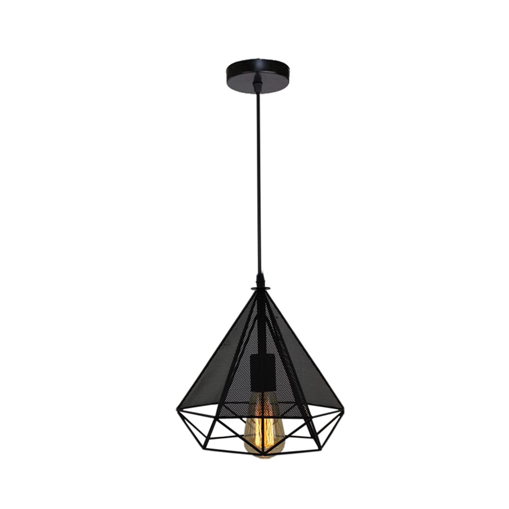LYMSXAZOU - Chandelier 1, Pendant Light Modern Fashion Lamp Metal Craft Adjustable Chandeliers E27 Single Shade Decoration Ceiling Lighting Fixtures, Lights