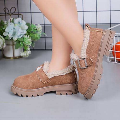 Girls Platform Slippers Boots Shoes Kids Boys Girls Plush Slippers Thick Bottom Cuddle Slides Slippers Snow Boots Shoes3