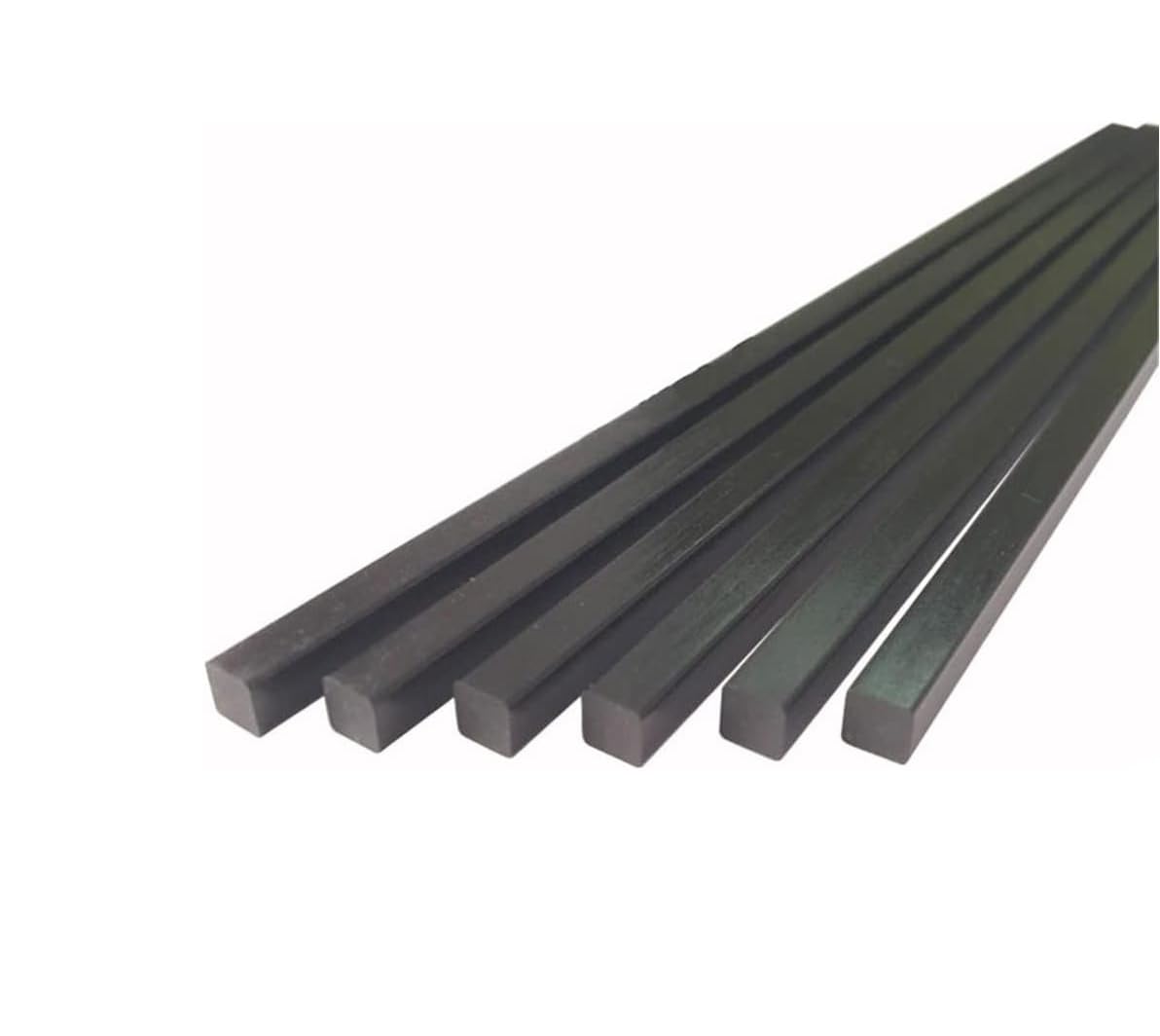 10 szt. Prętów z litego włókna węglowego o średnicy 500 mm(10pcsx5x5x500mm)