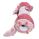 Fauitay Aufblasbarer Bauch-Zeitroller, Babyspielzeug aus Weichem Stoff für Nackenstärkung und Krabbelübungen, mit Komfortablem Design für Frühe Entwicklung und Eltern-Kind-Interaktion