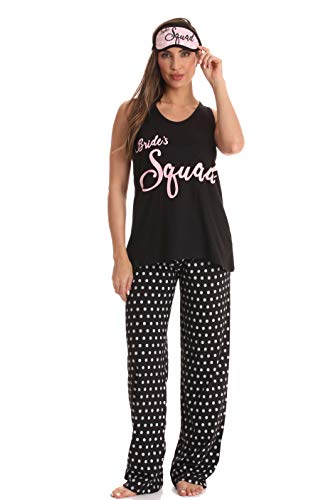 Product Image of the Just Love Bridal Party Pants Set with Sleep Mask 6784-268-XL