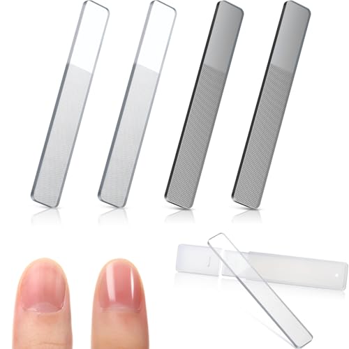 Mudder 4 Pack Glass Nail Shiner