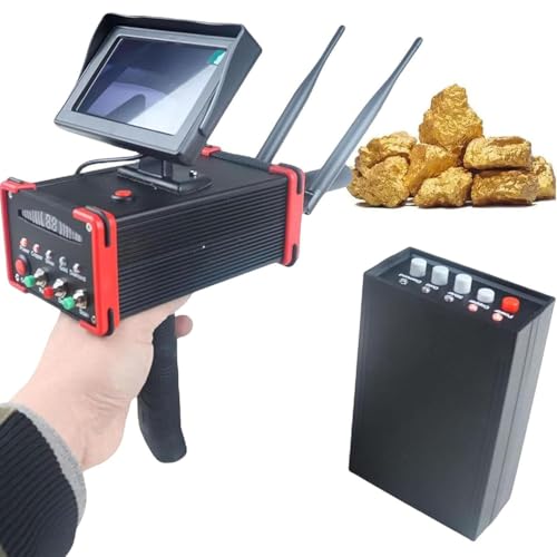 Detector de metales de largo alcance para adultos, buscador de oro y plata de alta definición, escáner subterráneo con precisión profesional, CA 100-240 V, ideal para caza de tesoros y prospección