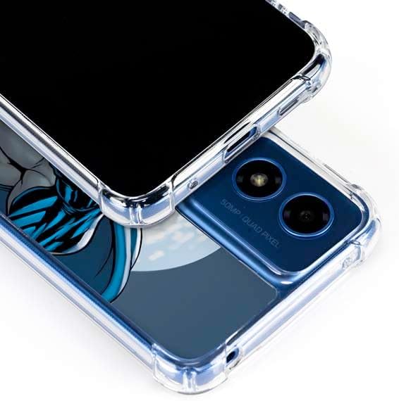 Skinit Clear Phone Case Compatible with Moto G 5G - Officially Licensed DC Comics Batman Ready for Action Design