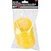 Performance Tool 1535 1/4 In. x 10 Ft. Recoil Air Hose, NPT Fittings, Spring Guards, Rated up to 200 PSI, Yellow