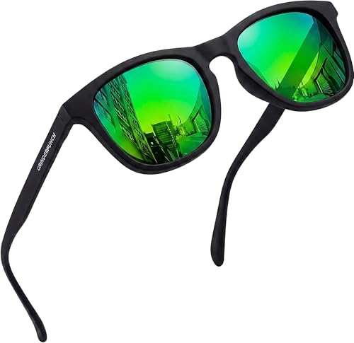 Image of grinderPUNCH Womens Polarized Sunglasses UV400 Protection Classic Retro Driving Sun Glasses Trendy Fashion Shades