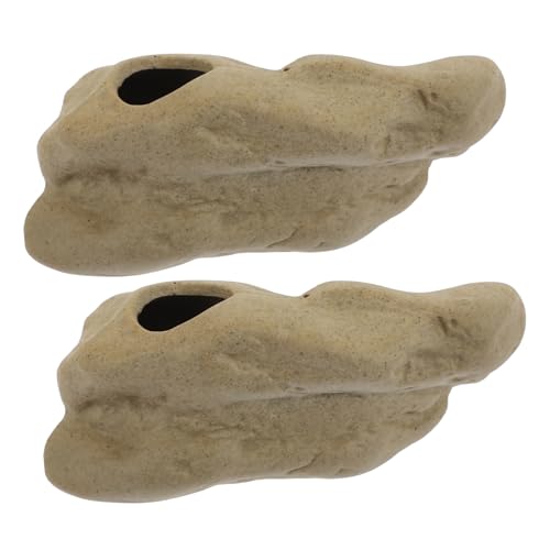 TOYANDONA 2 Piezas Soporte Cerámico para Plantas Acuáticas para Acuario Mejora Crecimiento Raíces Agua y Decoración Peces y Peceras