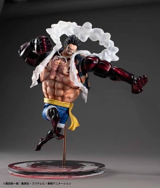 Megahouse Figura Articulada Monkey D. Luffy Gear4 Boundman One Piece - Variable Action Heroes MH846168 Multicolor - Figura Coleccionable - Ideal para los Fanaticos del Anime