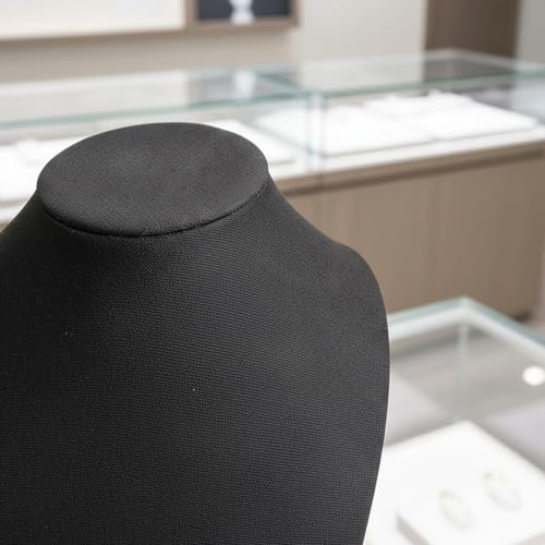 Buste présentoir à collier réglable en hauteur taille L pour exposition - 7