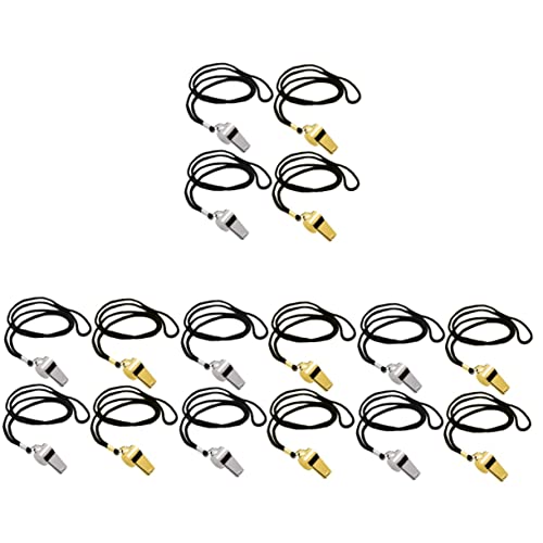 BESPORTBLE 16 silbatos metálicos para exteriores miniatura 1