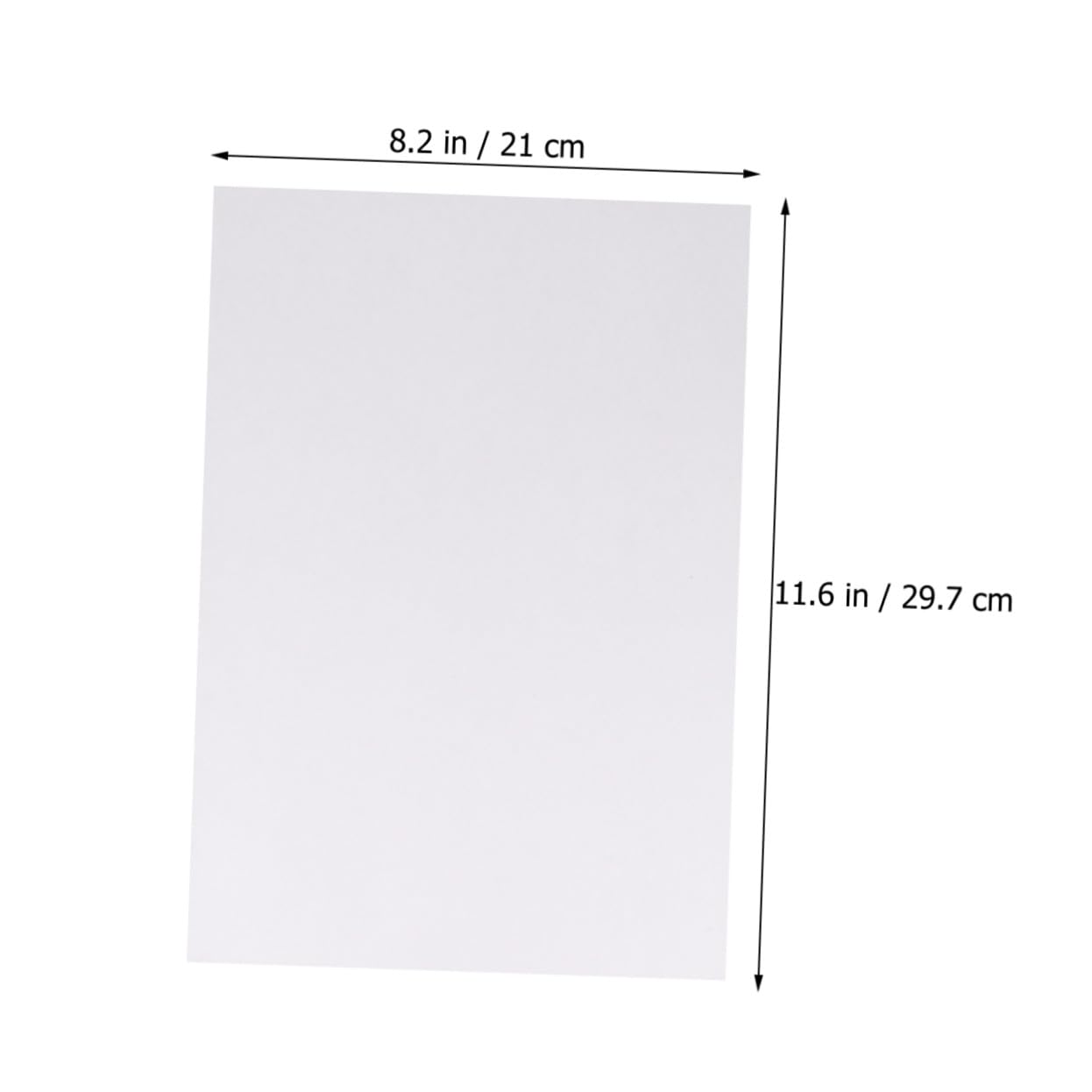 NOLITOY 100 Blatt Weißes A4-Trennpapier Doppelseitig Antihaftbeschichtet für Home Office und Handkonto Ersatzpapier für Diamant Malerei (Weiß)