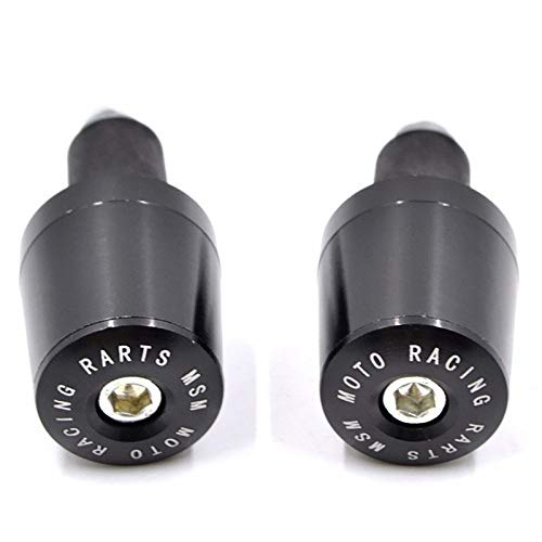Embouts De Guidon Moto 22mm - En Alliage D'aluminium, Couleurs Noir, Argent, Or, Rouge, Bleu (lot De 2)