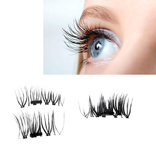Ultra-thin 0.4mm 3D Reusable False Magnetic Eye Lashes (E)