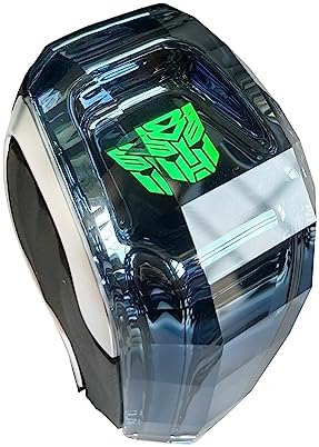 suupar Touch Activated Color Changing LED Crystal Automatic Shift Knob with Lock Button for Automatic Gear Shift Knobs with Button Shifter Head Universal