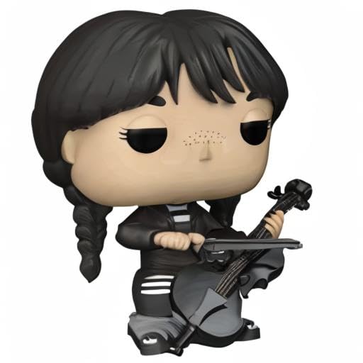 Funko 68292 Pop! Television: Wednesday - Wednesday with Cello Exclusive #1310, Black - Image 3
