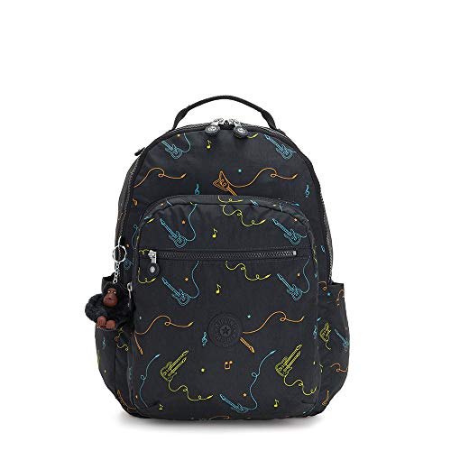 Kipling SEOUL Mochila escolar  44 cm  27 liters  Multicolor  Rock On