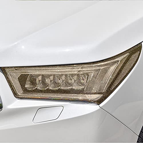 OPisuda Auto koplamp beschermfolie zwart transparant TPU film, Voor Acura MDX 2017 2018 2019 2020 - Image 4