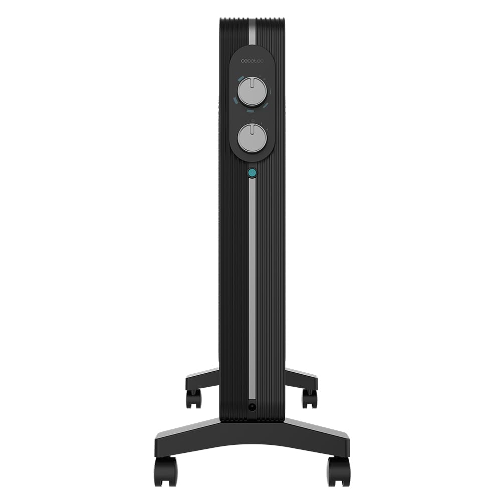 Cecotec Piastra Radiante in Mica Ready Warm 2000 Now. 2000 W, Termostato Regolabile e 2 Livelli di Potenza, Calore Radiante e per Convezione, Area di Copertura 25 m2
