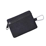 Porta carte di credito, portafoglio da donna, porta carte di credito, portafoglio portatile per chiavi e carte di credito, sacchetto con cerniera, portafoglio porta carte per il