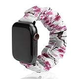 Sport Band Compatible with Apple Watch Bands 38mm 40mm for Women Men Pink Cherry Blossom Replacement Strap Band for iWatch Series 6 5 4 3 2 1